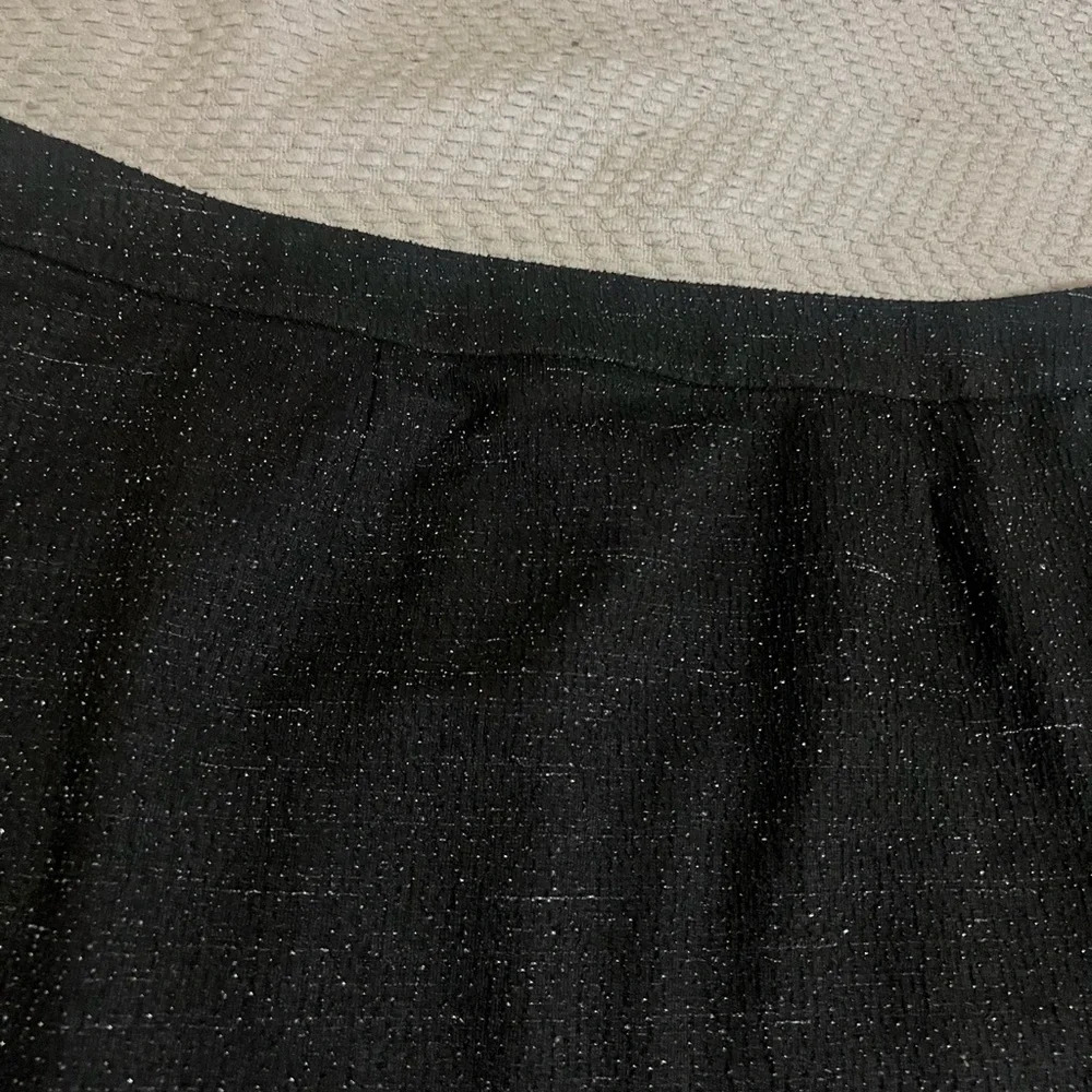 🖤New Lane Bryant Knit Tweed Metallic Thread Mini Skirt🖤 - Picture 5 of 8